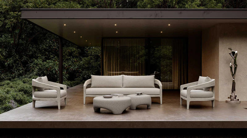 WHALE ASH 2 SEATER LOUNGE SET