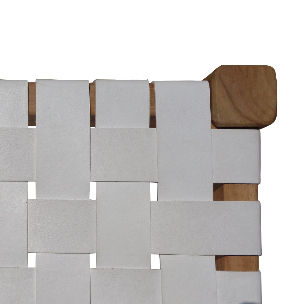 ZUZI LEATHER BENCH