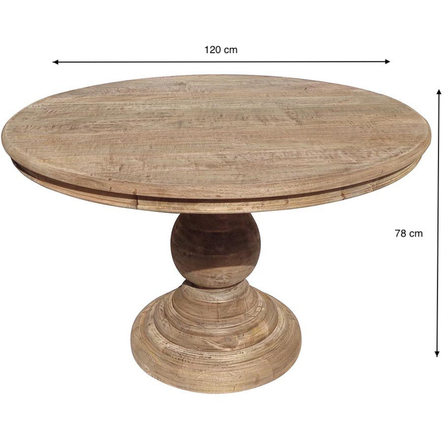 ARISTO ROUND DINING TABLE*120