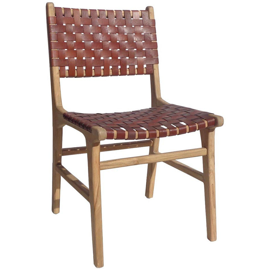 ZUZI BROWN DINING CHAIR