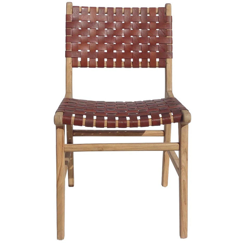 ZUZI BROWN DINING CHAIR