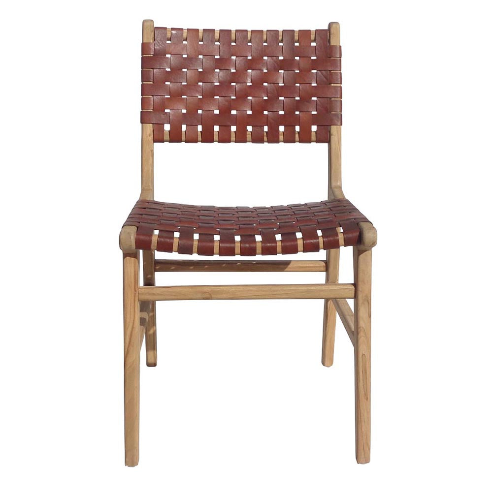 ZUZI BROWN DINING CHAIR
