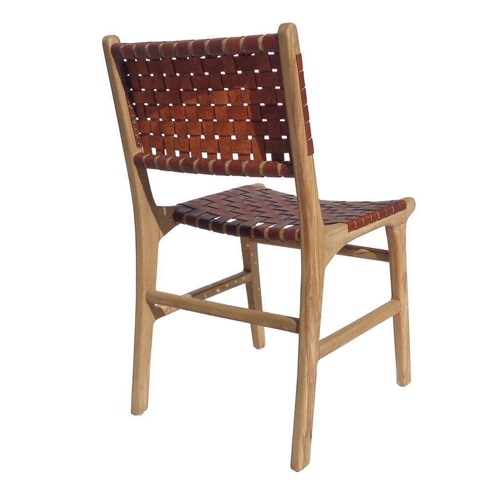 ZUZI BROWN DINING CHAIR