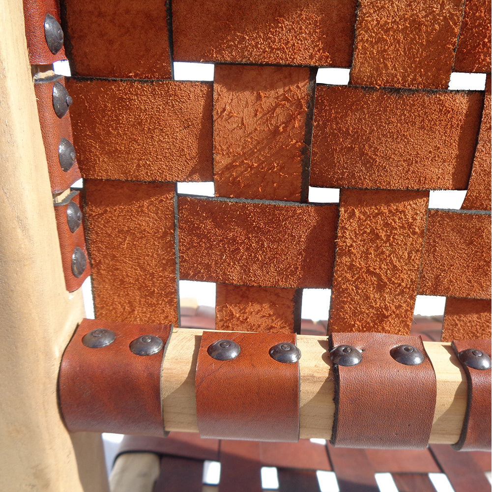 ZUZI BROWN DINING CHAIR