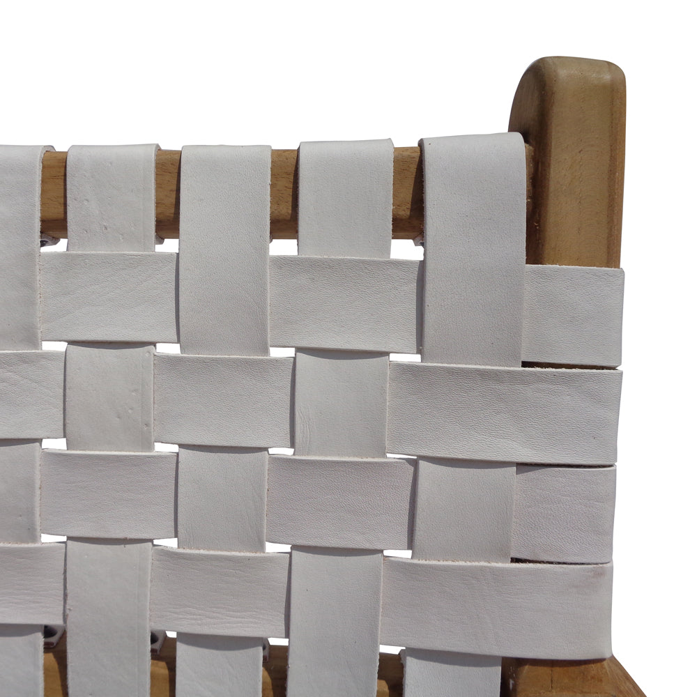 ZUZI WHITE ARMCHAIR