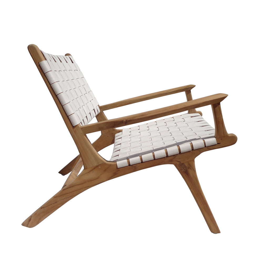 ZUZI WHITE ARMCHAIR