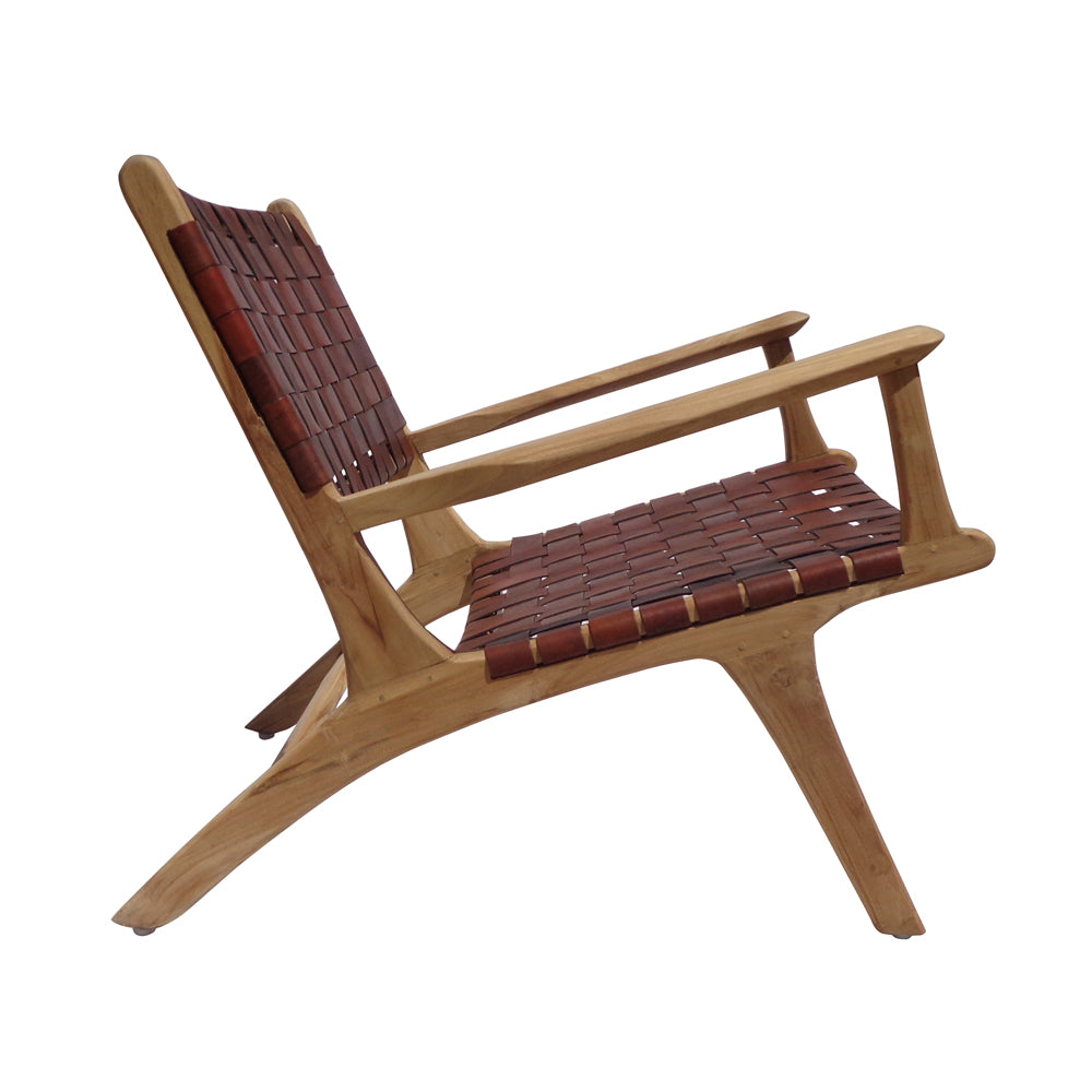 ZUZI BROWN ARMCHAIR