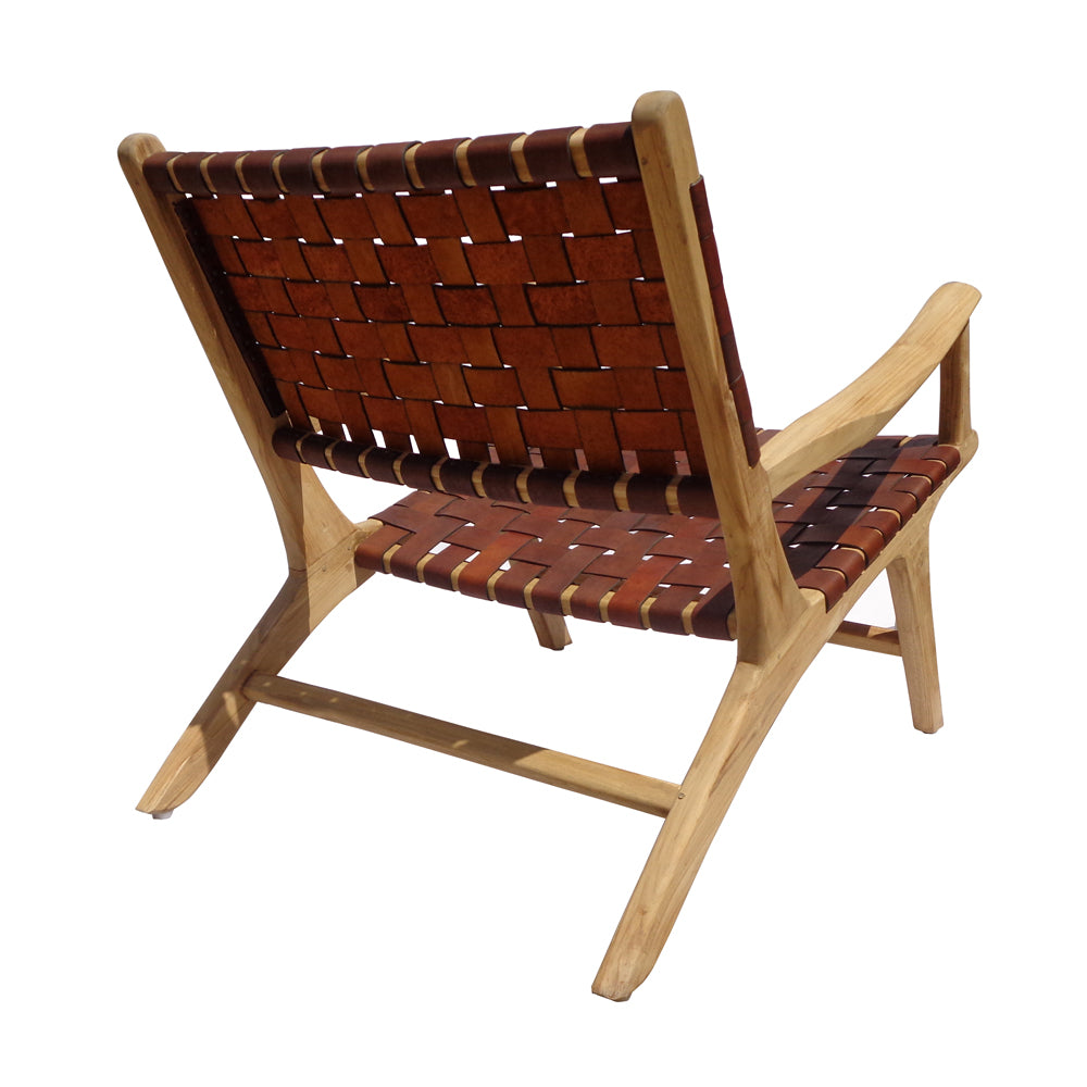 ZUZI BROWN ARMCHAIR