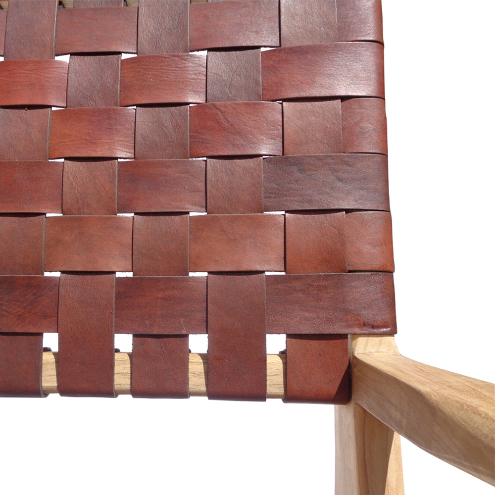 ZUZI BROWN ARMCHAIR