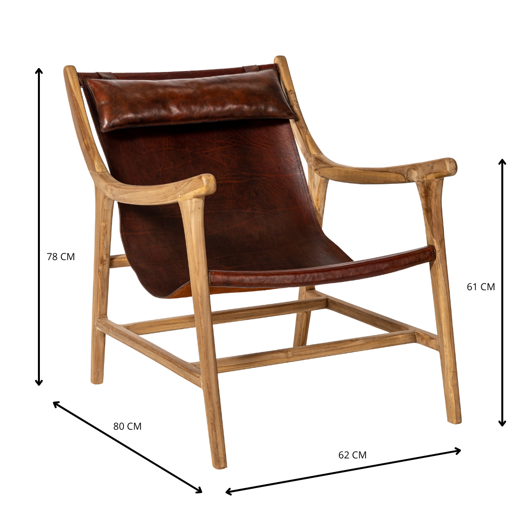 AMAZONIA LEATHER ARMCHAIR