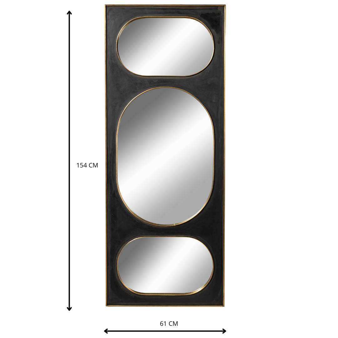 RECTANGULAR FLY MIRROR 154
