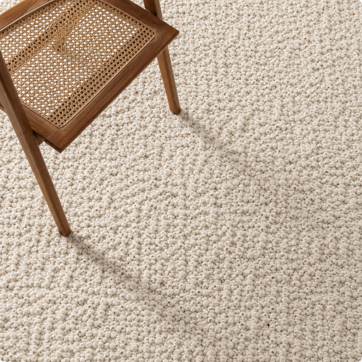 RUG FROM WOOL&COTTON