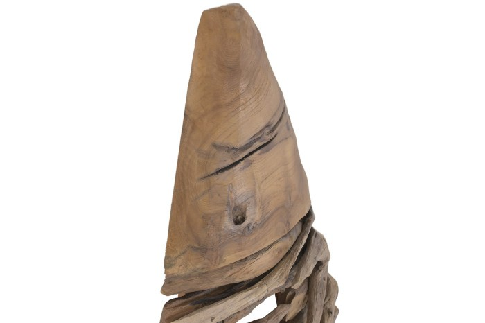 RECYCLE TEAK WOOD WALL LAMP