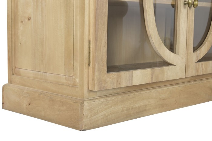 SOLID MANGO WOOD SHOWCASE