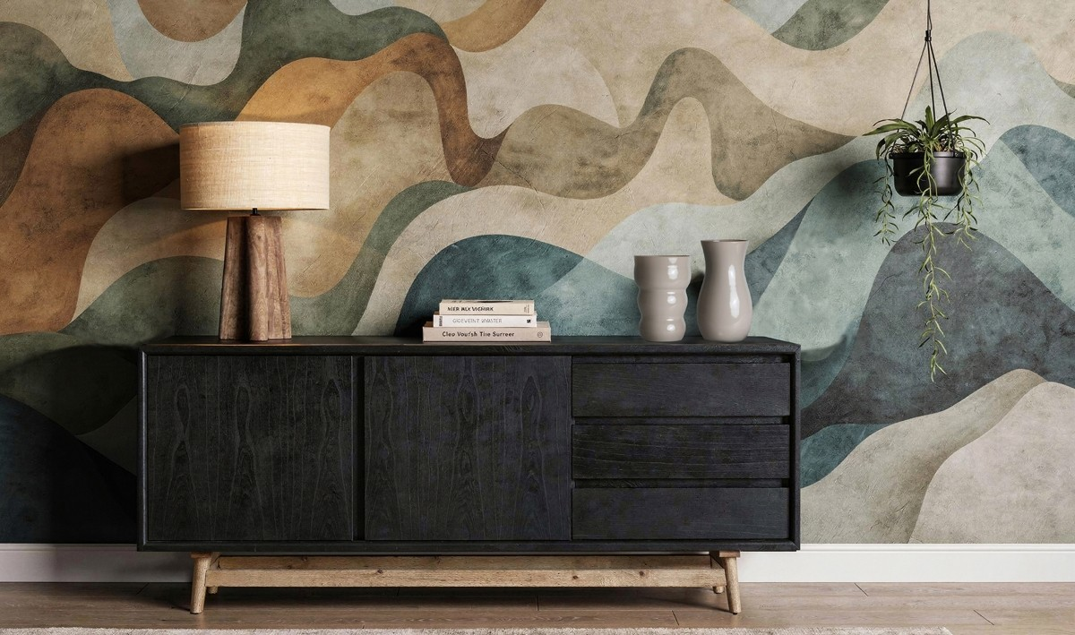 Бюфет Thiers черен дървен 180 см