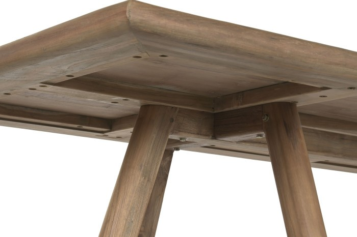 МАСА ЗА ХРАНЕНЕ ОТ РЕЦИКЛИРАНО ТИКОВО ДЪРВО 240 см