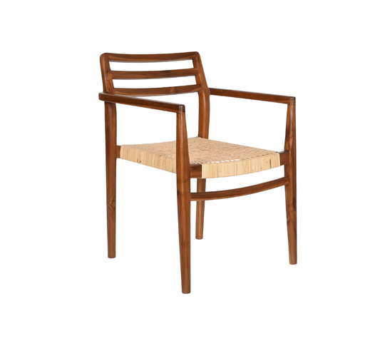OUTDOOR TEAK WOOD DINING CHAIR