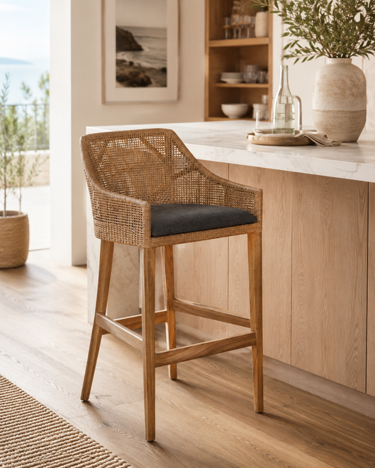 RATTAN BAR CHAIR MINDOR