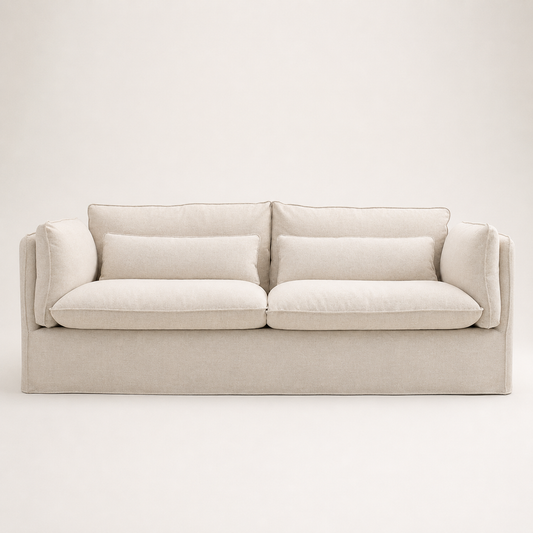 SOFA BLANCO ROTO 230CM