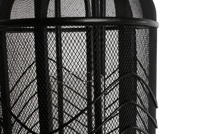 CANDLE HOLDER BLACK METAL