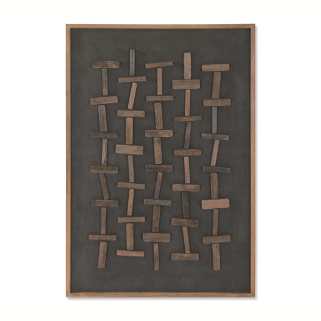 КАРТИНА ОТ РЕЦИКЛИРАНО ДЪРВО 122 см