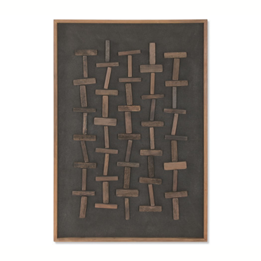 PICTURE RECICLED WOOD 122cm