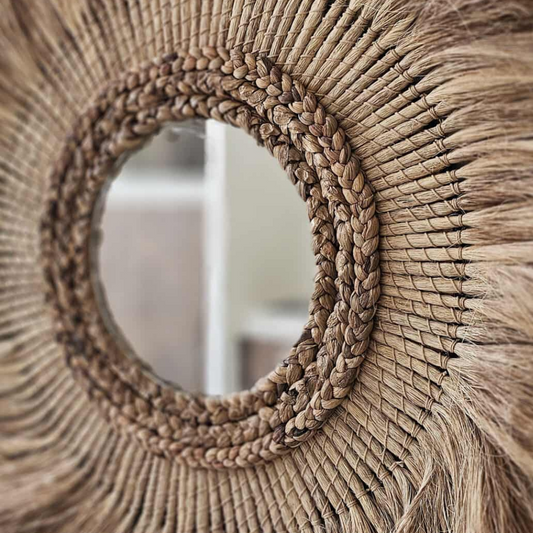 SEAGRASS NATURAL MIRROR *60