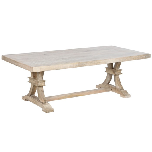 MANGO WOOD DECAPE DINING TABLE 200cm