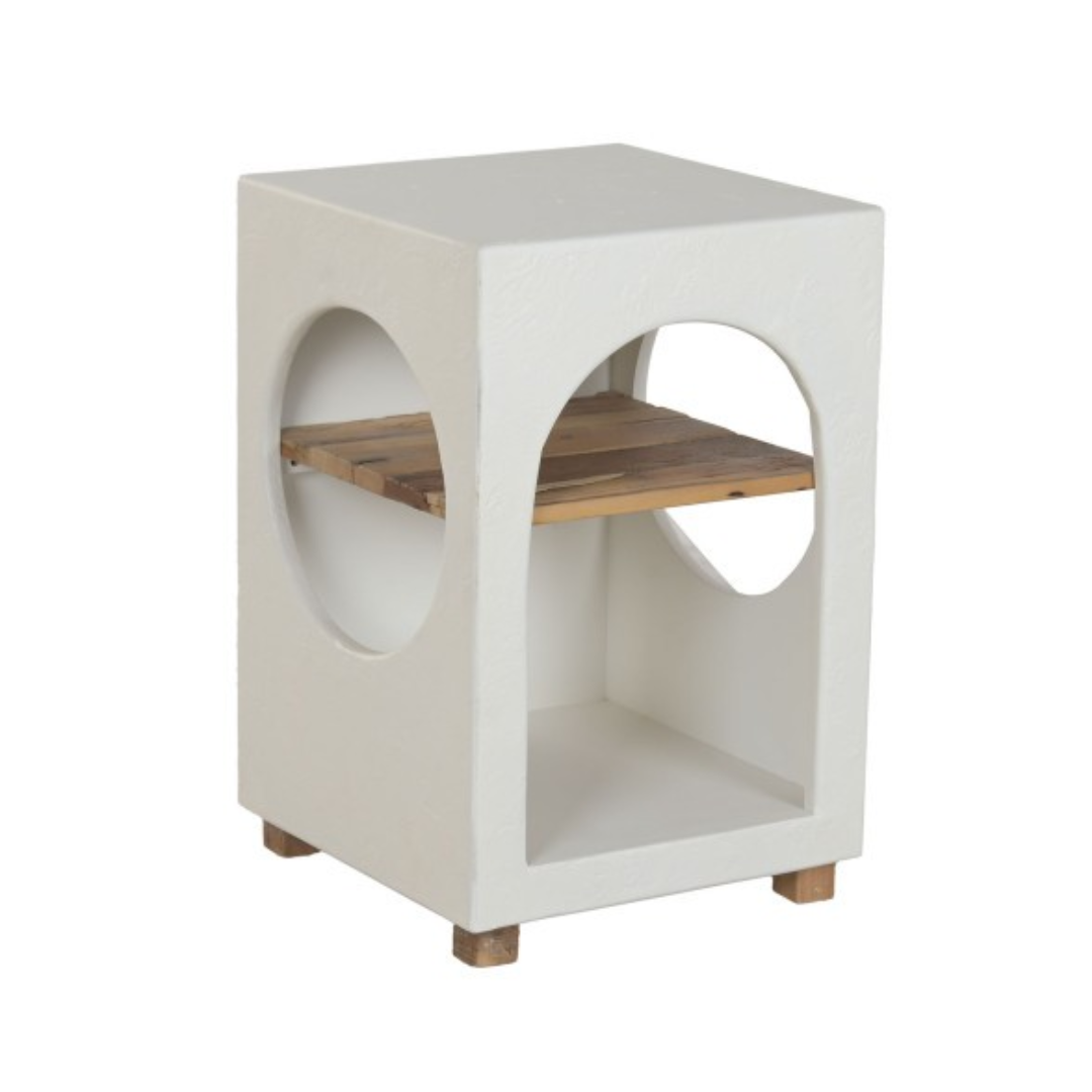 MANGO/CONCRETE AUXILIARY TABLE STRATO