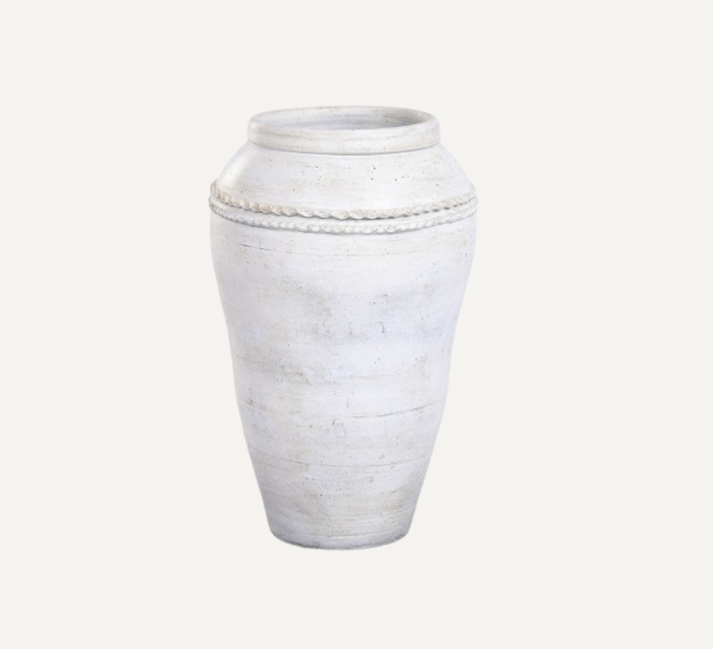 TERRACOTA FLOOR VASE 77CM