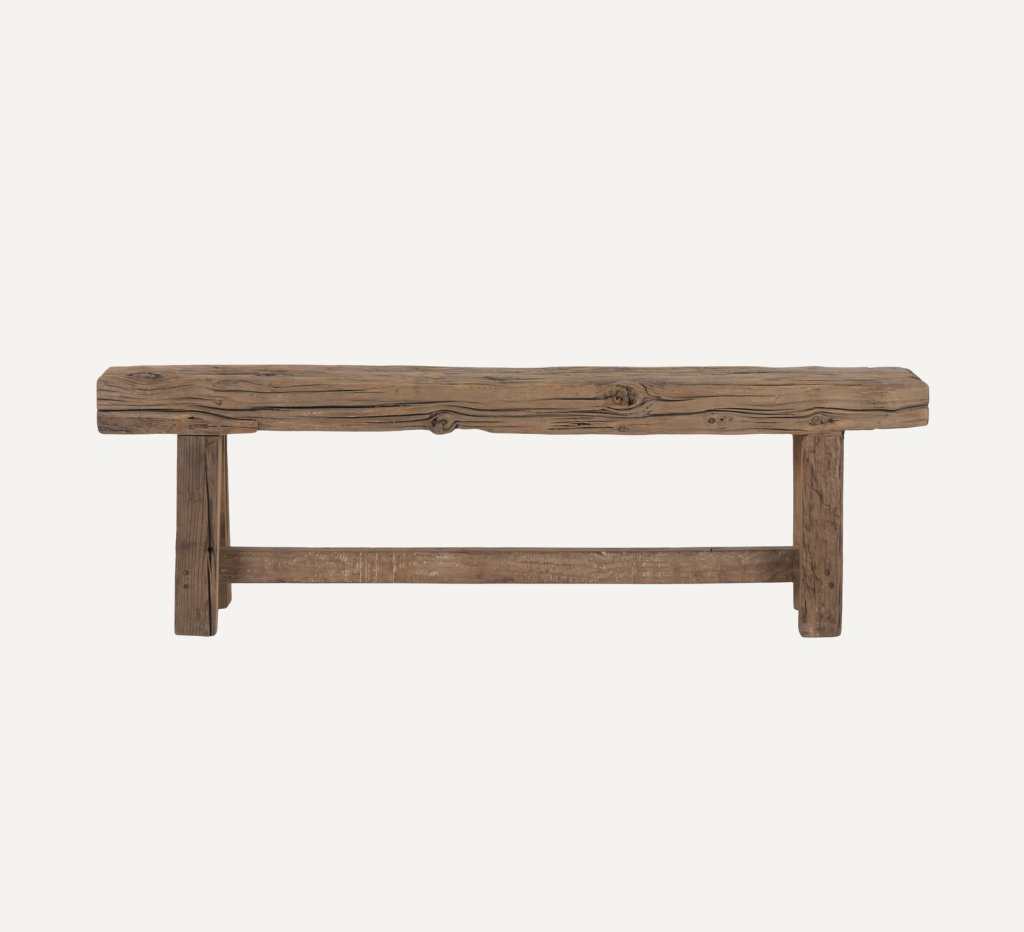 BENCH FROM RECLAIMED WOOD 152 cm