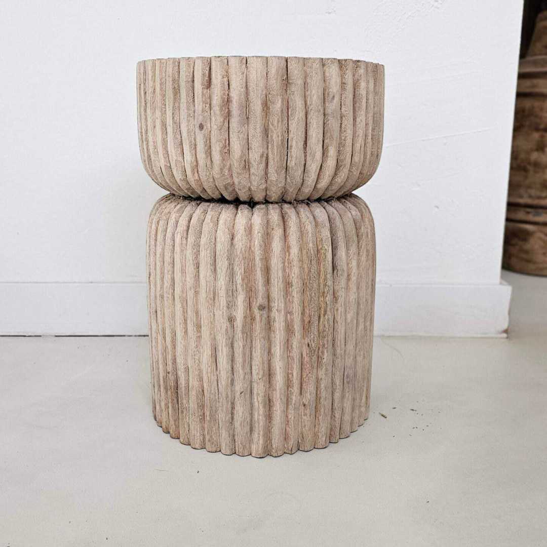 STRIPES SIDE TABLE/STOOL