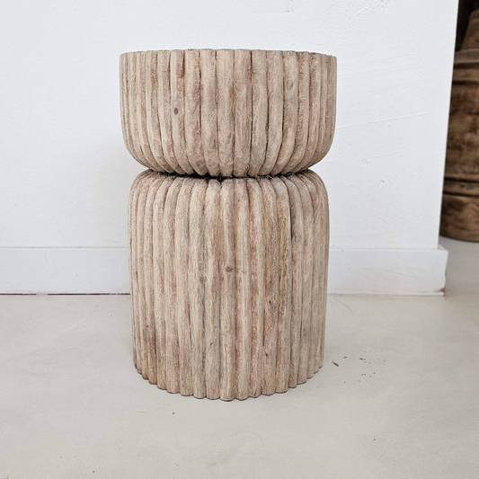 STRIPES SIDE TABLE/STOOL