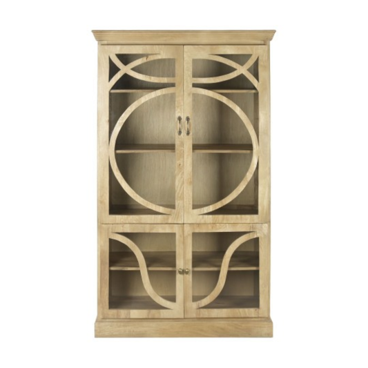 SOLID MANGO WOOD SHOWCASE