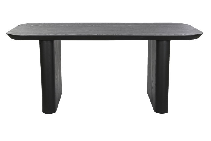 BLACK SPRUSH DINING TABLE NERO 180cm