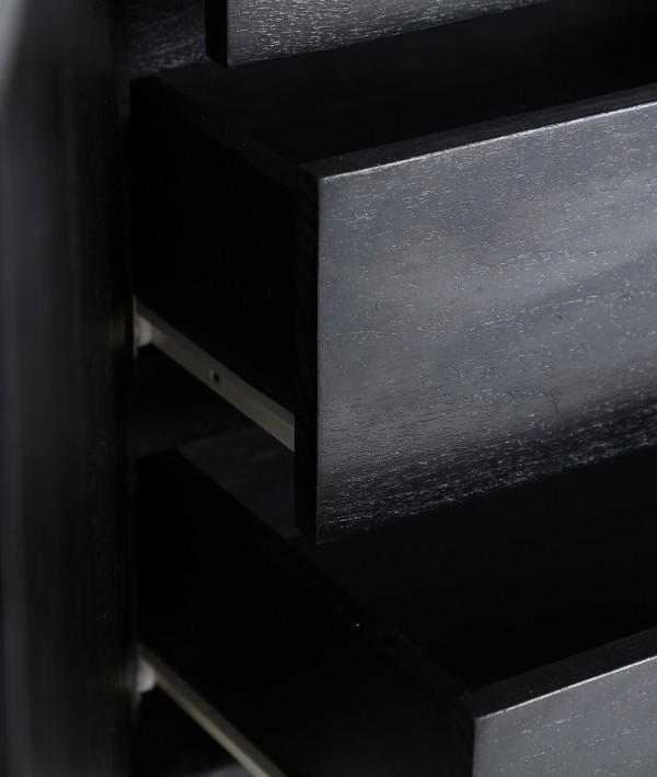 Бюфет от черно дърво Demmin