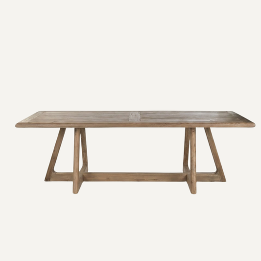 RECYCLED TEAK WOOD DINING TABLE 240cm
