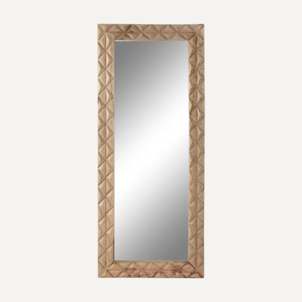 MANGO WOOD MIRROR 3D 183cm