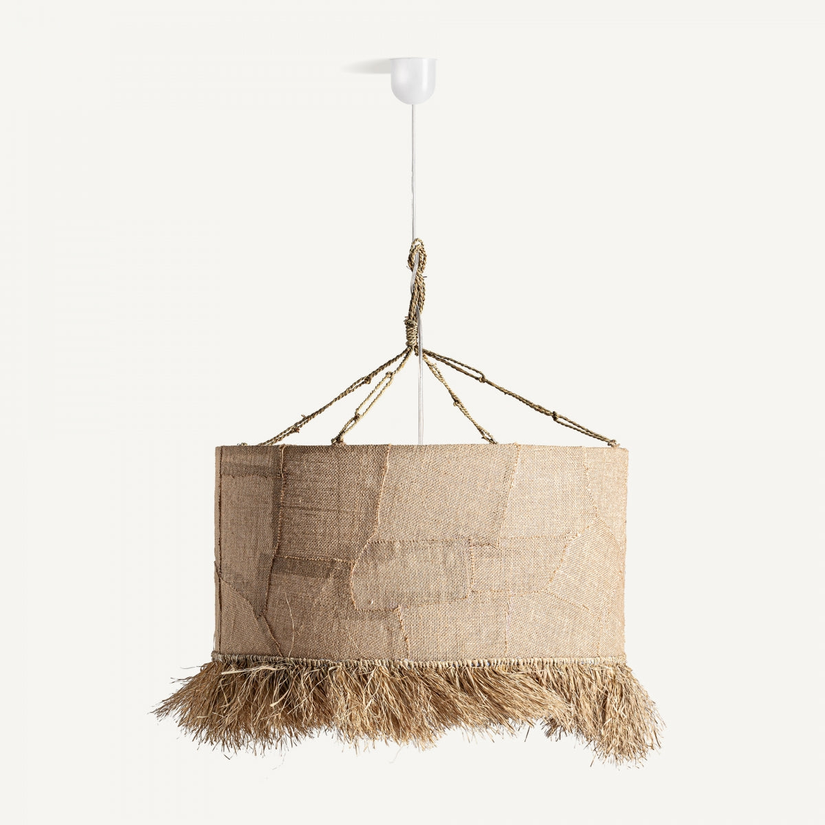 BOHO JUTE CEILING LAMP