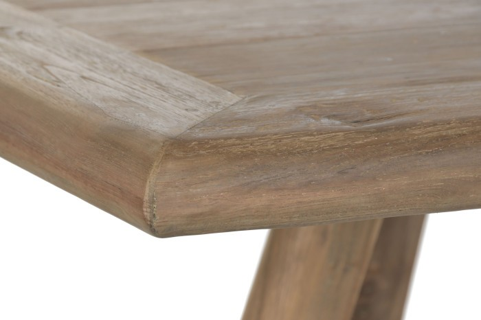 МАСА ЗА ХРАНЕНЕ ОТ РЕЦИКЛИРАНО ТИКОВО ДЪРВО 240 см