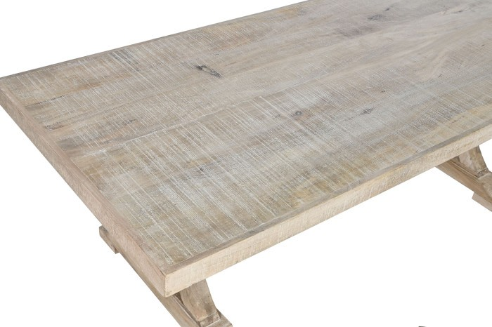 MANGO WOOD DECAPE DINING TABLE 200cm