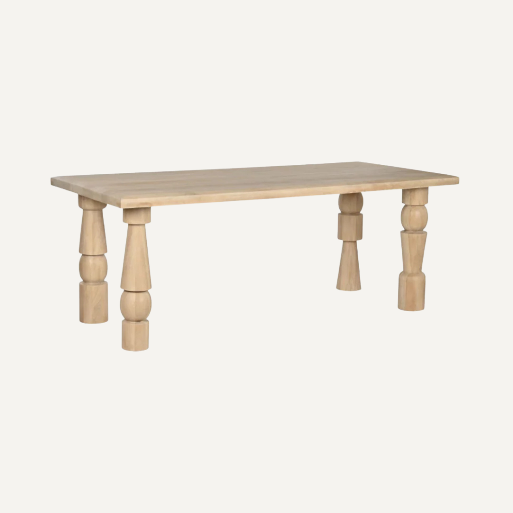 MANGO WOOD DINING TABLE 200cm