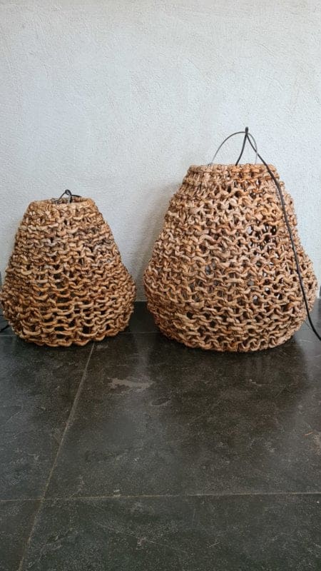 OPENWORK BANANA LEAVES LAMP