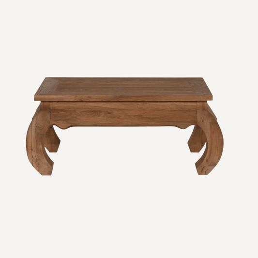 RECYCLED TEAK WOOD COFFEE TABLE  100cm