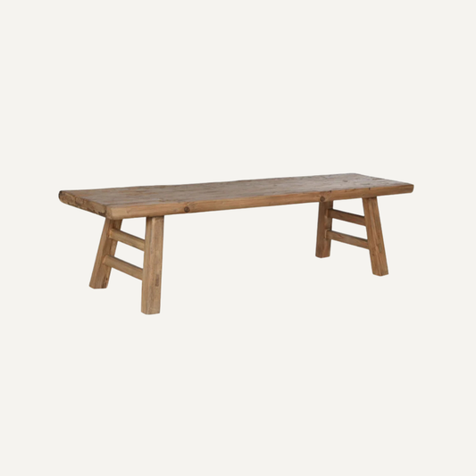ELM WOOD COFFEE TABLE 167cm