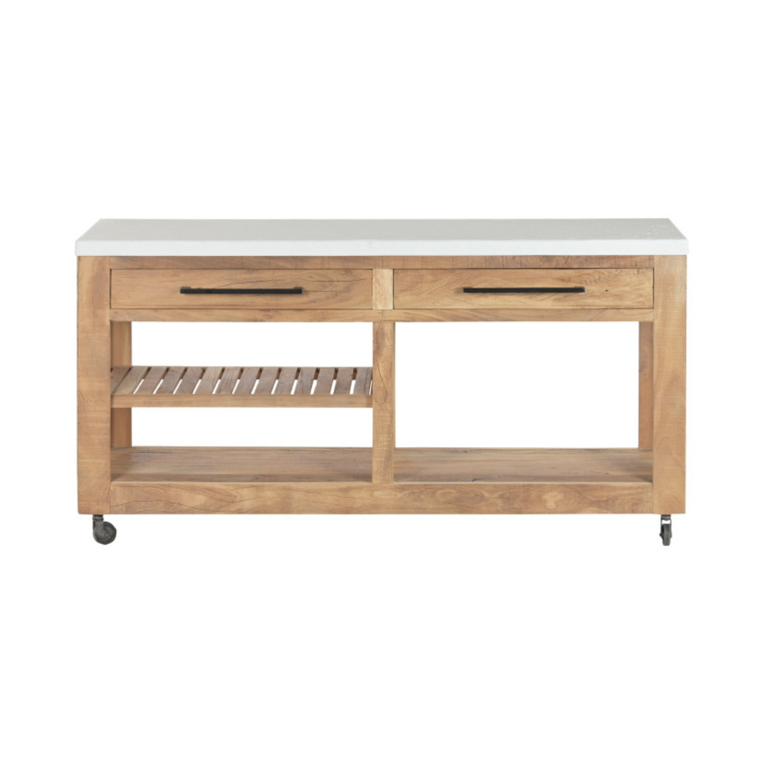 RECYCLED MANGO WOOD CONSOLE TABLE STRATO 150cm