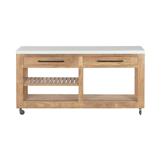 RECYCLED MANGO WOOD CONSOLE TABLE STRATO 150cm