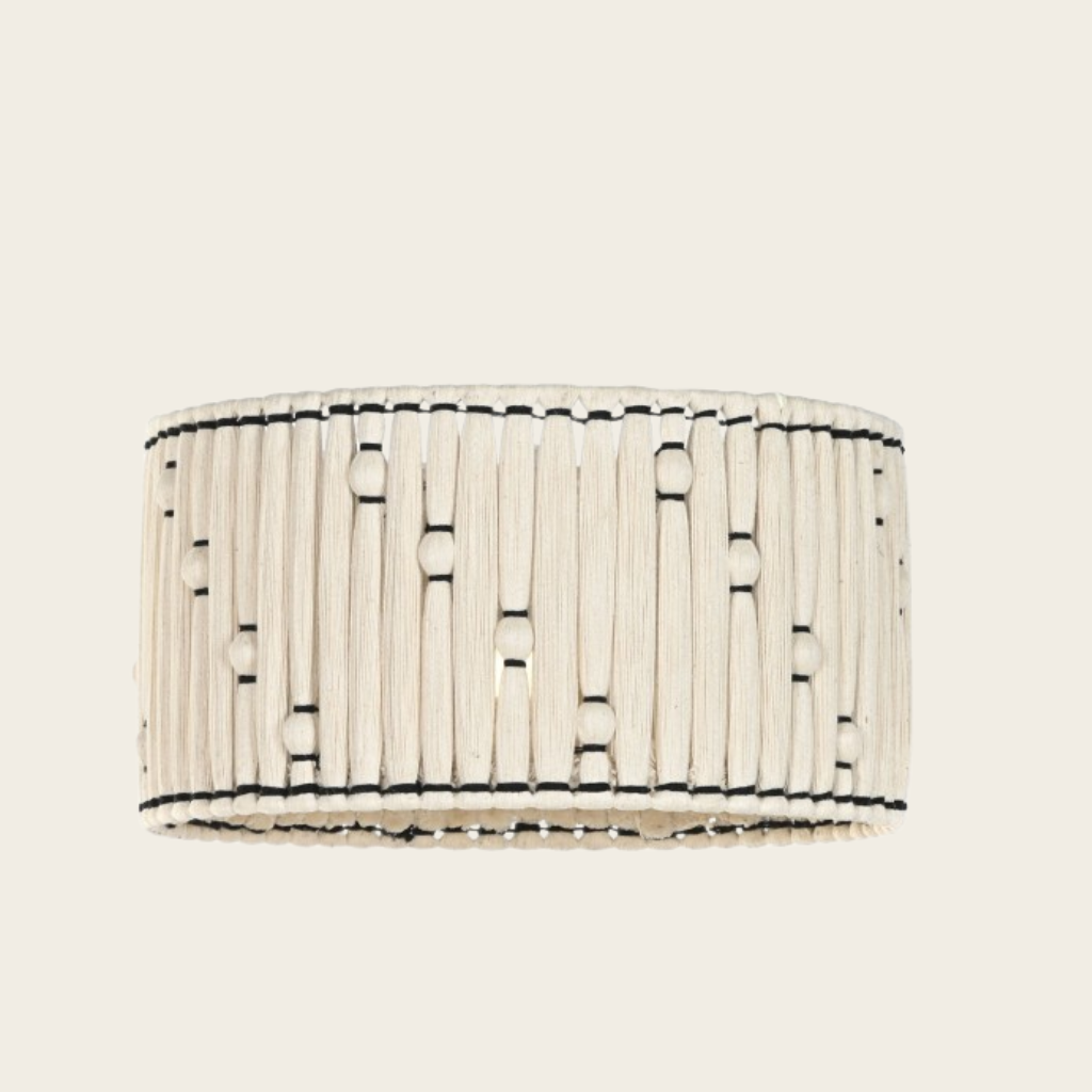 BOHO COTTON THREADS HANGING LAMP