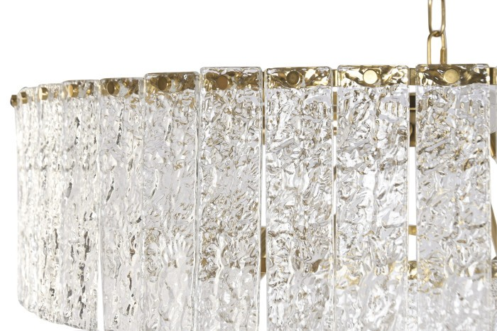 TIERED CRISTAL CHANDELIER