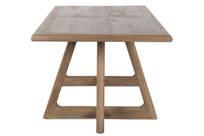 МАСА ЗА ХРАНЕНЕ ОТ РЕЦИКЛИРАНО ТИКОВО ДЪРВО 240 см